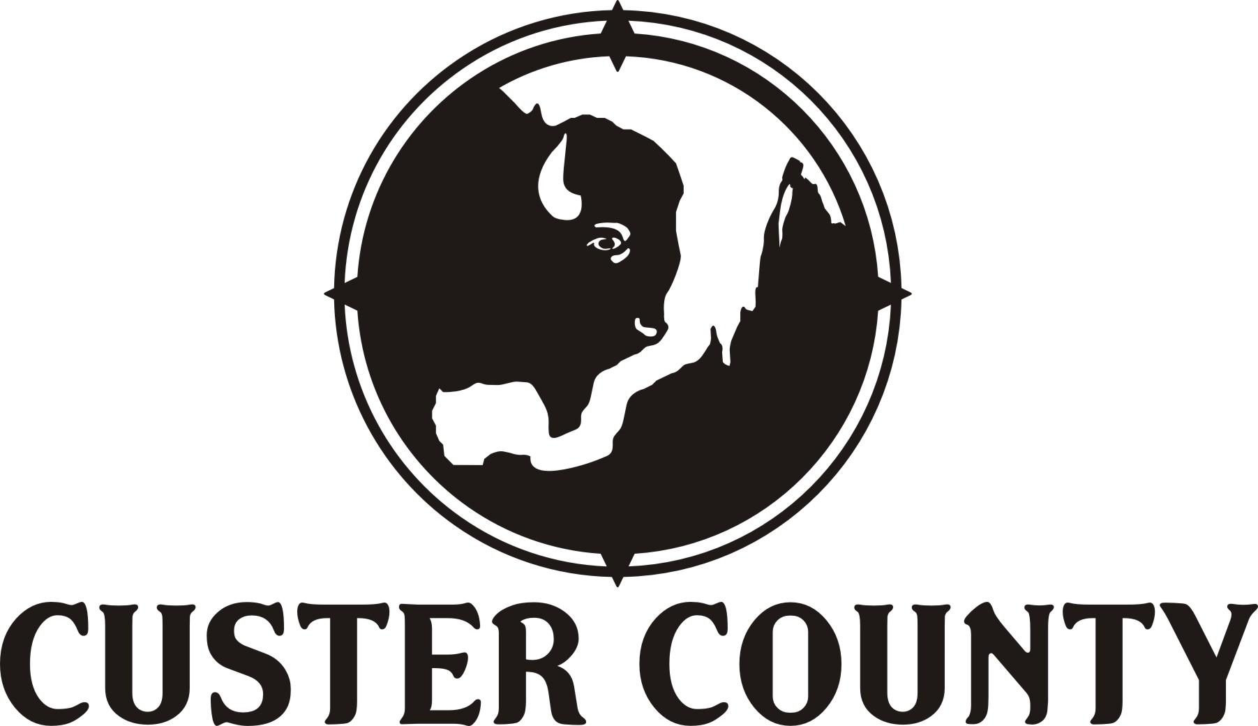 Custer County Sd Gis New County Logo 1 - Custer County, South Dakota